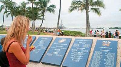 Die Geschichte von Pearl Harbor interessiert viele Hawaii-Besucher.