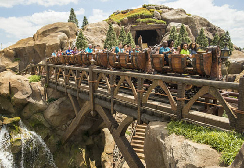 Märchenhaftes Vergnügen: der Sieben-Zwerge-Zug im Disney-Park Magic Kingdom