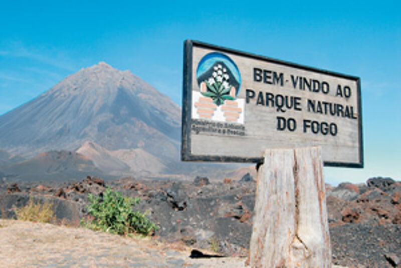 Der Pico do Fogo ist der einzige noch aktive Vulkan der Kapverden.