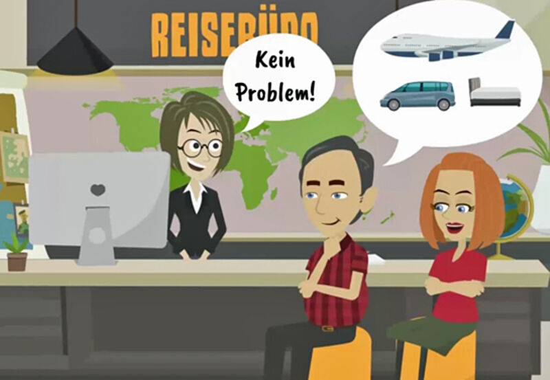 Mit einem animierten Video informiert der DRV Reiseverkäufer über das neue Reiserecht