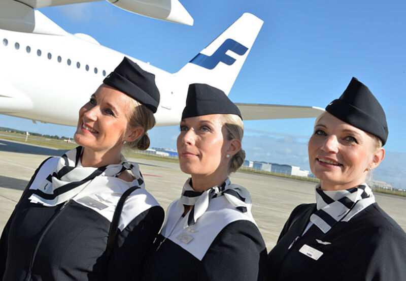 Mehr Asien-Flüge und neue Jets: Finnair hat den ersten Airbus A350 in Empfang genommen.