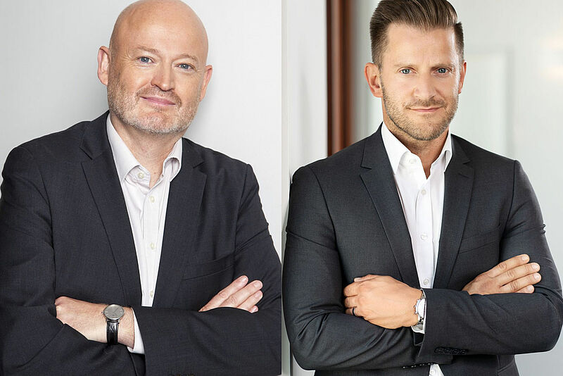 Andreas Lambeck (links) verlässt im Herbst Sonneklar.TV, Kristijan Schellinger ist neu in der Geschäftsführung