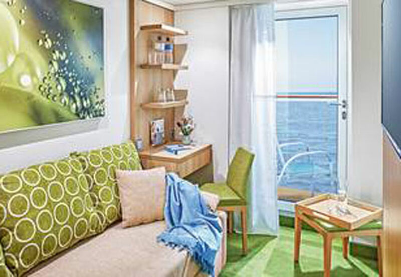 Aida Cruises bietet als erste Reederei Einzelkabinen mit Balkon an