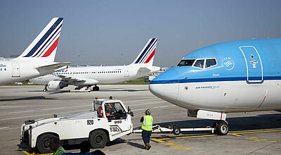 Mehr Fernstrecken stehen in den Flugprogrammen von Air France und KLM. Foto: Air France-KLM