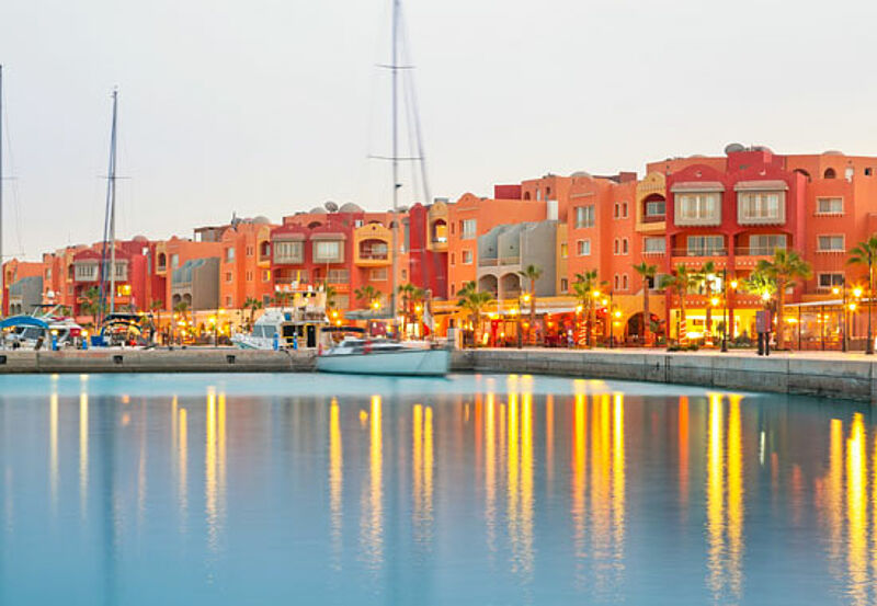 Marina in Hurghada am Roten Meer