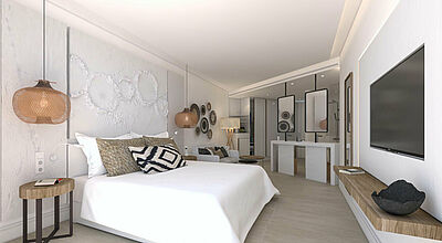 Superior-Zimmer im Barcelo Playa Blanca. Foto: Barcelo Hotel Group