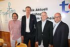 Gäste der Podiumsrunde (von links): Hakan Bakar (Anex Tour), Volkher Kirchhoff (Phoenix Reisen), Ralph Schiller (FTI), Mario Krug (LMX)