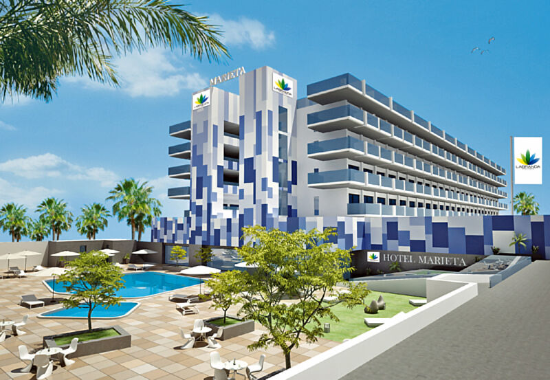 So soll das Hotel Marieta auf Gran Canaria ab April 2016 unter dem Label Labranda aussehen.