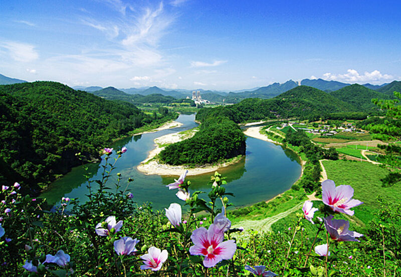 Die Region Gangwondo an der Ostküste Südkoreas hat auch im Sommer ihre Reize.