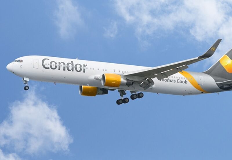 Im Sommer übernimmt Condor drei Boeing 767 von der britischen Schwester Thomas Cook Airlines