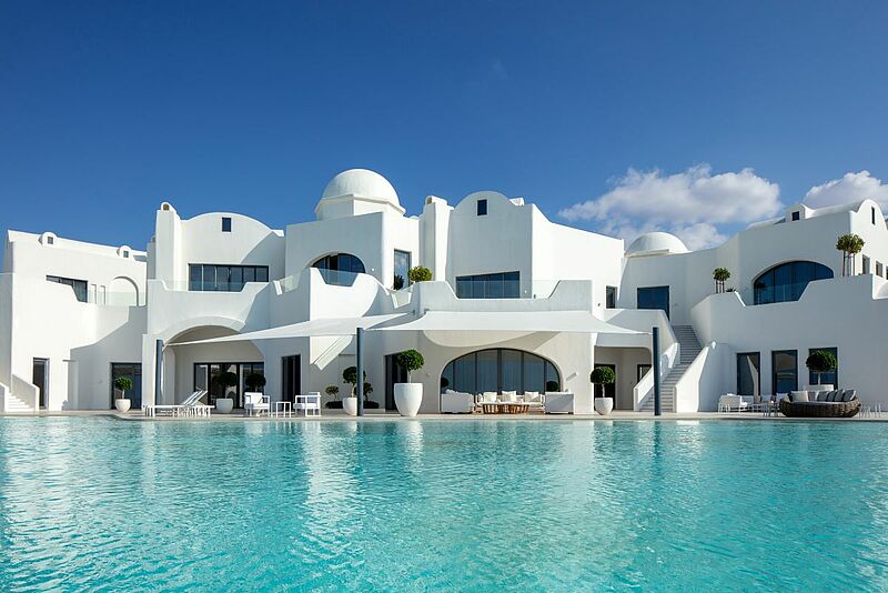 Das Anantara Santorini Abu Dhabi Retreat in Abu Dhabi ist ein Hideaway mit 22 Suiten