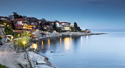 Die bulgarische Schwarzmeerküste ist das Ziel einer Inforeise von Vtours – im Bild die Altstadt von Nessebar