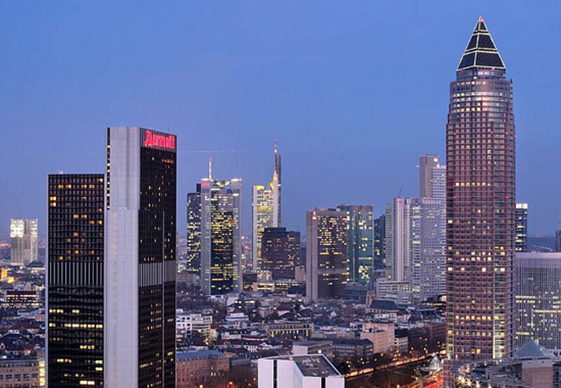 Auch in Frankfurt am Main eine feste Größe: Das Marriott befindet sich direkt am Messegelände