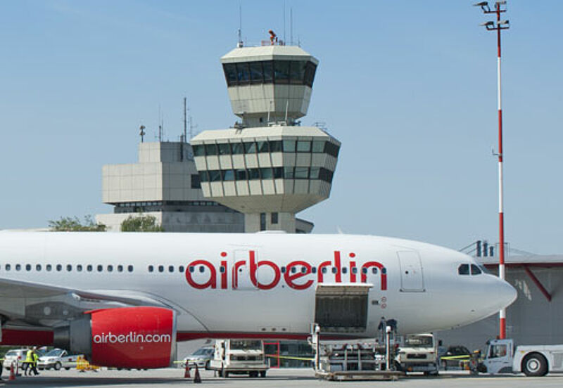 In Berlin ist das Air-Berlin-Angebot in diesem Sommer erstmals seit zehn Jahren rückläufig