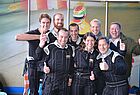 Das Team Sunny Karts, ohne Michael Kalt, dafür mit Sunny-Cars-Geschäftsführer Thorsten Lehmann (vorne rechts)