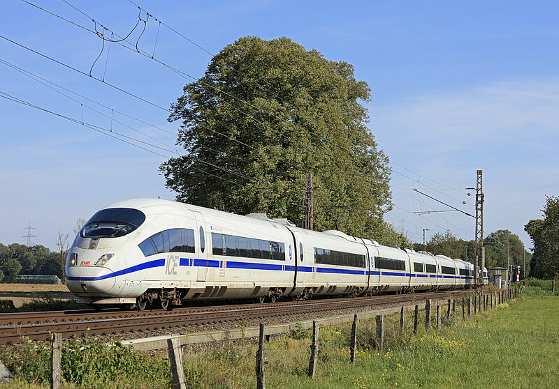 Bislang noch zwischen Basel und Amsterdam unterwegs, ab Mitte Juli nicht mehr: ICE 3 Baureihe 406 „Europa“