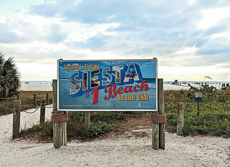 Siesta Beach auf der ­Insel Siesta Key wurde bereits mehrfach zum schönsten Strand der USA gewählt