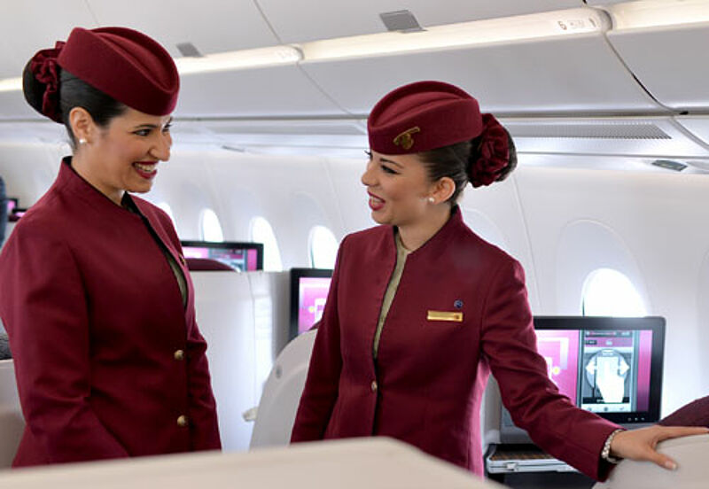 Zum dritten Mal liegt Qatar Airways bei der weltweiten Passagierumfrage von Skytrax auf Platz eins