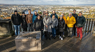 Die Top-Partner-Reise führte die Teilnehmer unter anderem nach Koblenz. Foto: Arosa