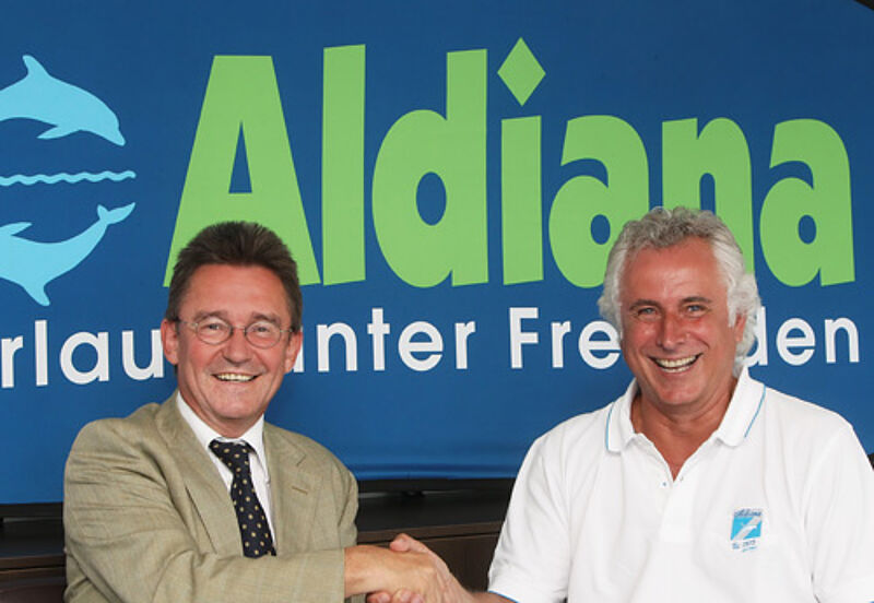 Peter Wennel (links) wollte eigentlich bis Ende Juni bleiben, nun hat ihn aber Aldiana-Eigentümer Jürgen Marbach mit sofortiger Wirkung abberufen. Foto: Aldiana