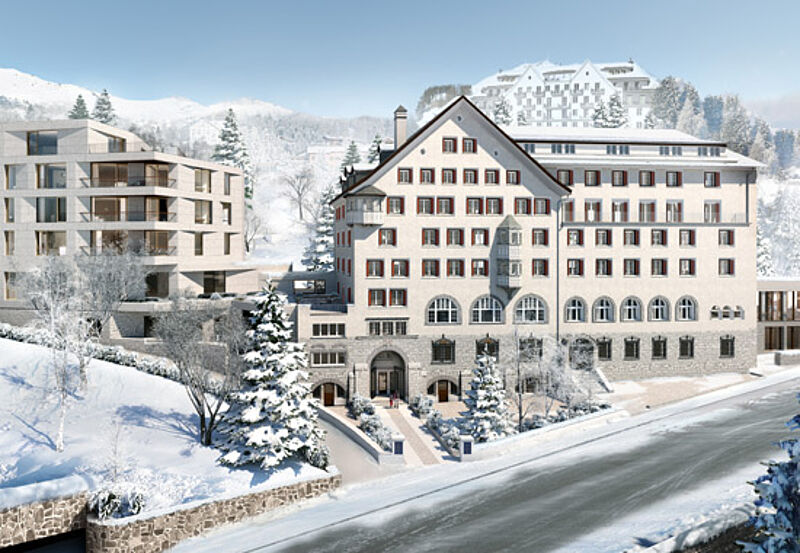 Wie in dieser Projektansicht soll das Grace St. Moritz einmal aussehen