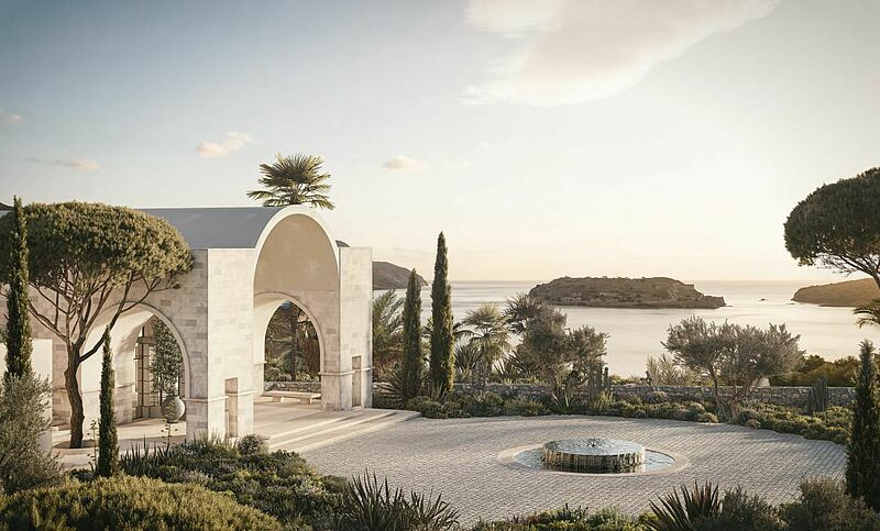 Das Rosewood Blue Palace soll 2025 auf Kreta eröffnen