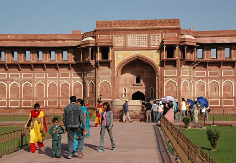Eventuell bald einfacher zu besuchen: das Rote Fort im nordindischen Agra