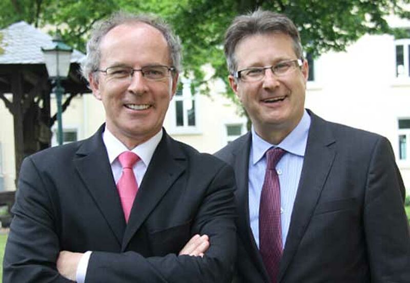Sie wollen mehr Reisebüros und den Umsatz steigern: die beiden Derpart-Geschäftsführer Andreas Neumann und Aquilin Schömig