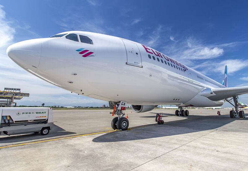 Bis Ende Juni fliegt Eurowings 182-mal mit dem A330 zwischen Deutschland und Mallorca