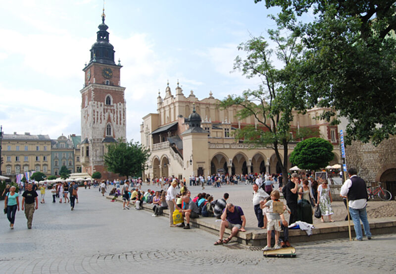 Start der Inforeise von Travel Projekt ist in Krakau.
