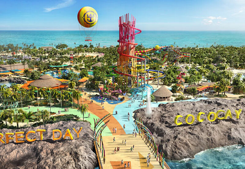 Coco Cay auf den Bahamas steht Modell für weitere eigene Inseln von Royal Caribbean International