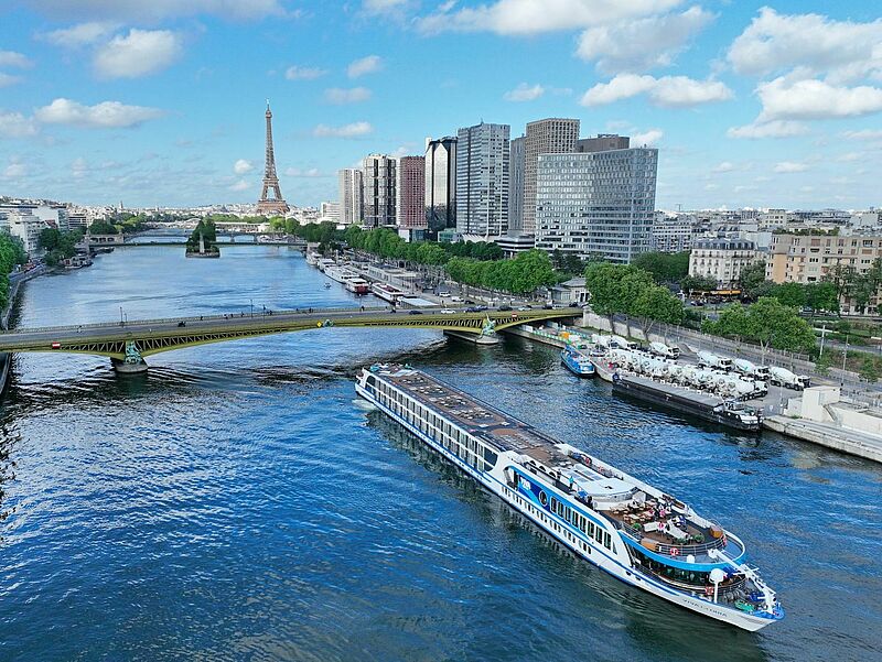 Paris ist im kommenden Winter Heimathafen der Viva Gloria. Foto: Viva Cruises