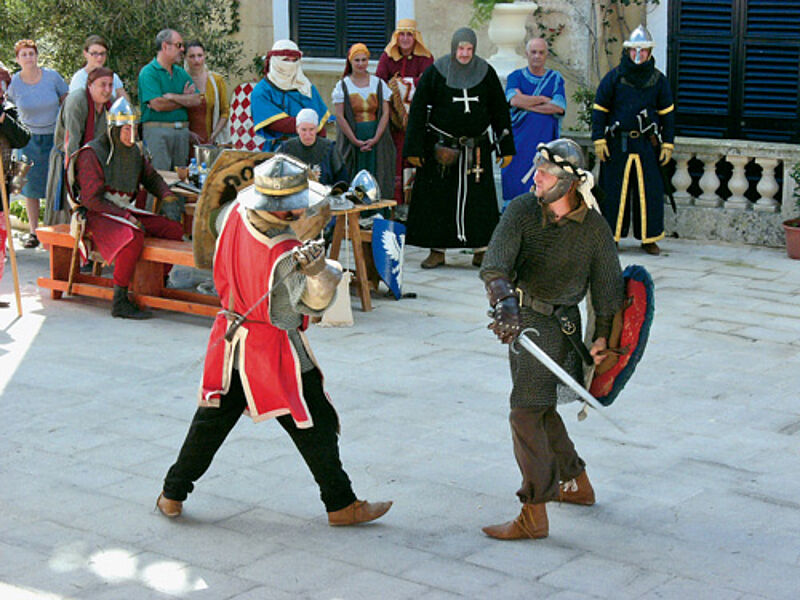 Zuschlagen erlaubt: Ritterspiele in Mdina.