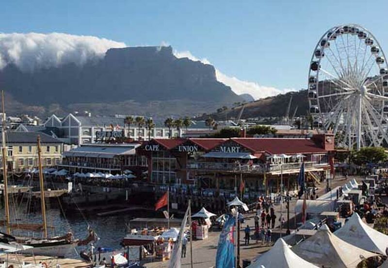 Die Waterfront ist einer der Touristenmagnete in Kapstadt