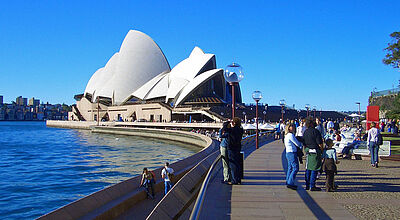 Australien, im Bild die Oper in Sydney, ist eines der Topziele von Boomerang