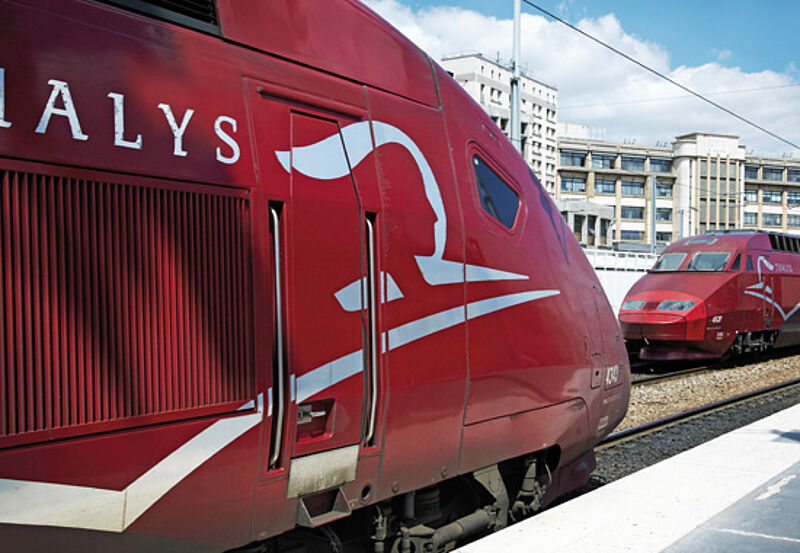 Demnächst mit Sicherheitsschleusen: Thalys-Schnellzug in Paris