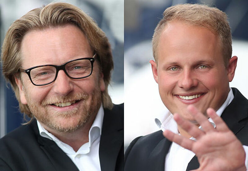 Leiten gemeinsam den Außendienst von TUI Cruises: Thorsten Becker (links) und Florian Liebl