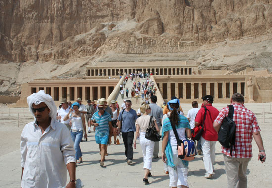 Auch der Hatschepsut-Tempel in Luxor gehört zum Ausflugsprogramm des „Destination Pro“-Events von FTI