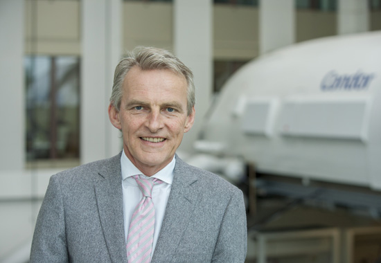 Überrascht mit immer neuen Ideen: Condor-Chef Ralf Teckentrup