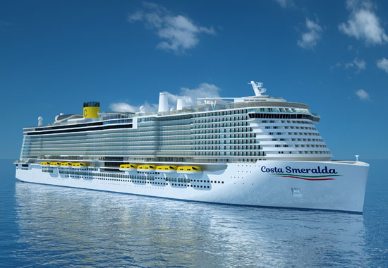 Die Costa Smeralda soll im Oktober 2019 auf Jungfernfahrt im Mittelmeer gehen