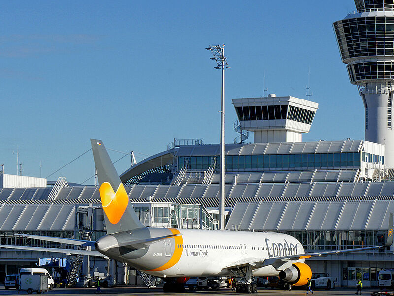 Der Flughafen München ist einer von vier Standorten, wo Condor künftig noch eigene Maschinen stationiert. Foto: Flughafen München