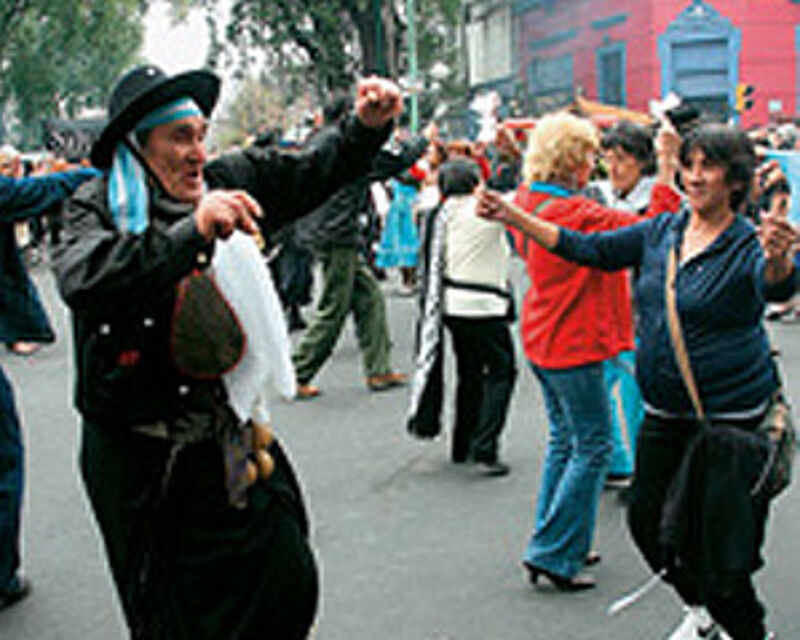 Tanzen wie einst bei der Feria de Mataderos.