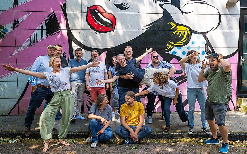 Beim digtialen Neujahrsempfang können Sie das Team von Realizing Progress online treffen