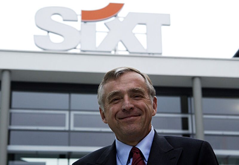 Freut sich über ein neues Rekordergebnis: Sixt-Chef Erich Sixt