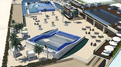 Bald können die Urlauber auf Mallorca auch surfen