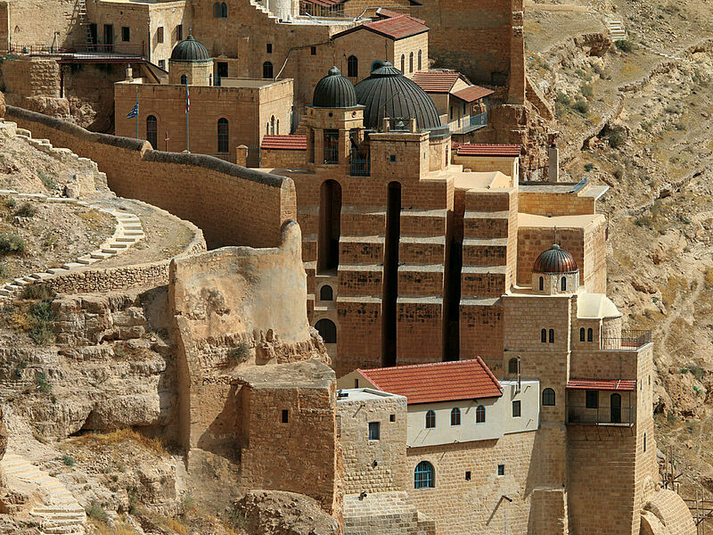 Kloster Mar Seba bei Bethlehem. Foto: Sebastian Plötzgen