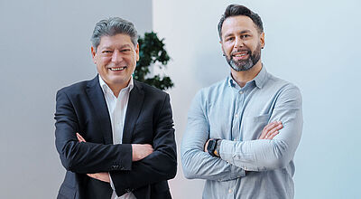 Die beiden Neuen: Wilhelm Meyer (links) und Alexander-Shai Ohana