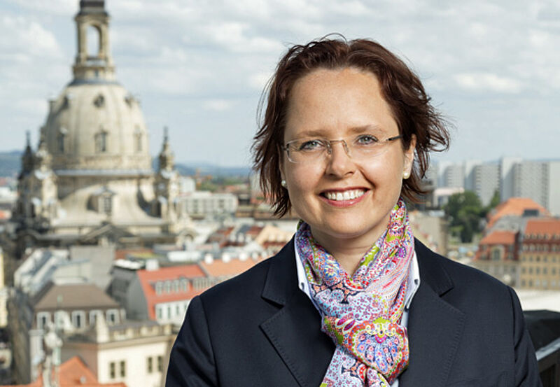 Fordert ein Zeichen gegen Fremdenfeindlichkeit: Dresden-Marketing-Chefin Bettina Bunge
