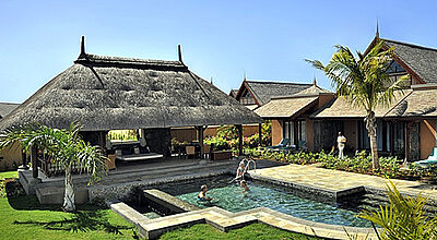 Auch in den Luxusvillen im Club Med Plantation d’Albion auf Mauritius gibt es Vergünstigungen