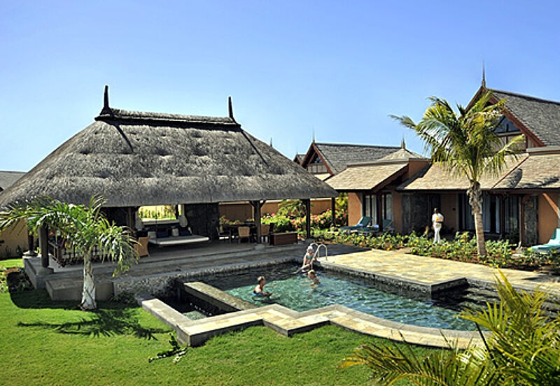 Auch in den Luxusvillen im Club Med Plantation d’Albion auf Mauritius gibt es Vergünstigungen
